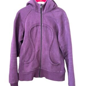 LULULEMON Scuba Hoodie, Color Purple, Size 6